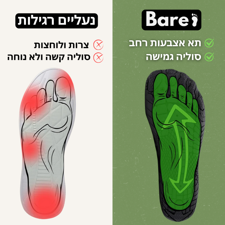 Trailers - נעליים עמידות להליכה בריאה בטבע